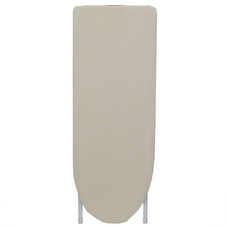 Sunbeam Home Basics Tabletop Convenient & Portable Ironing Board with Folding Legs and Iron Rest 12x32, Beige - Image 5